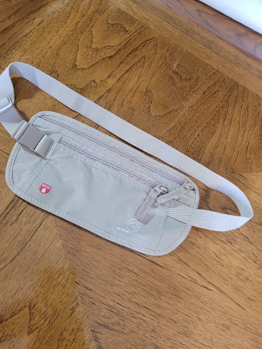 Alpha Keeper Hidden Pocket Tan WaistTravel Bag